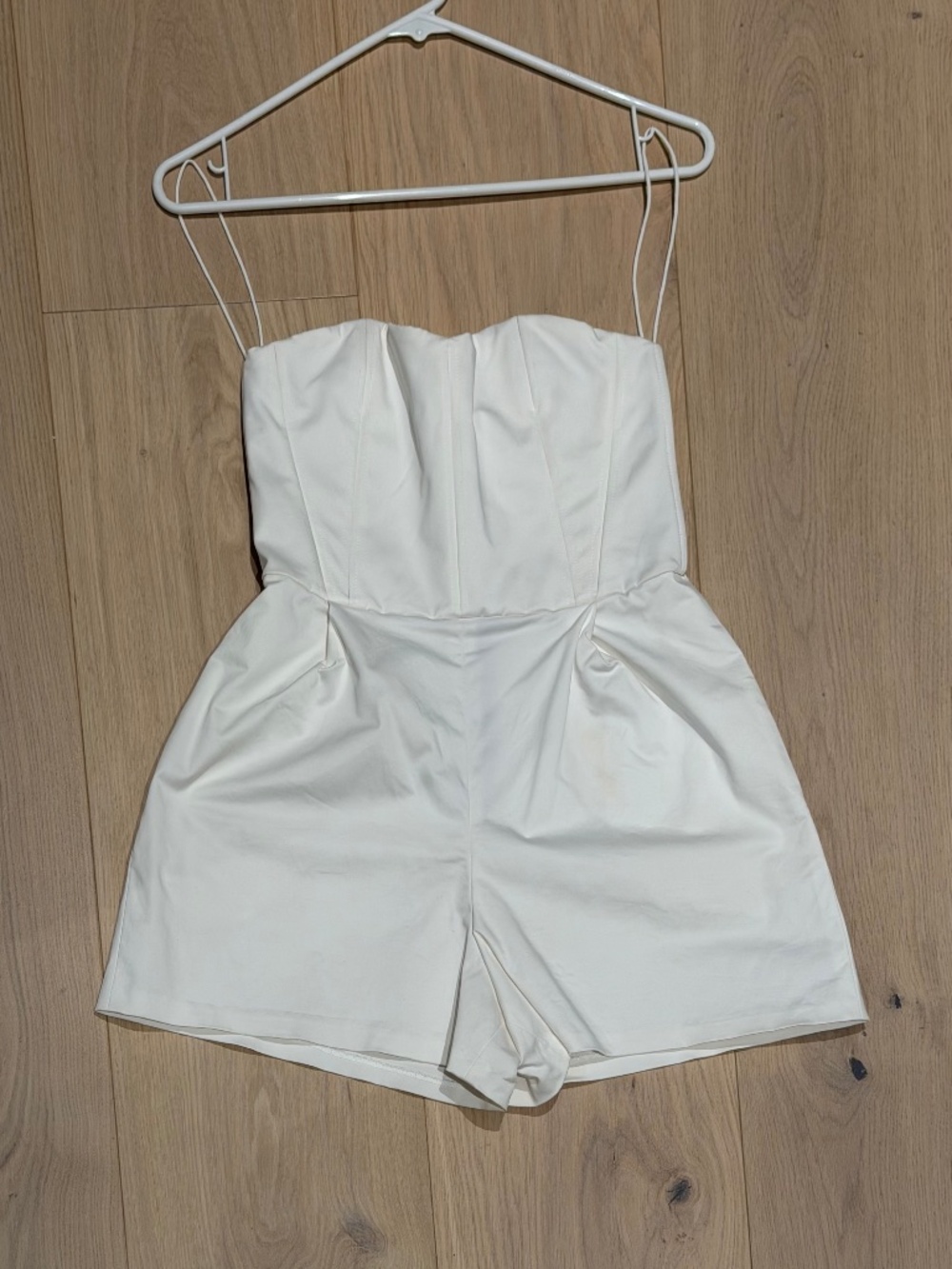 Alice and Olivia White Romper